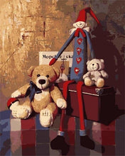 Carica l'immagine nel visualizzatore di Gallery, Dipingere con i numeri - Orsacchiotti E Marionette