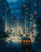 Carica l'immagine nel visualizzatore di Gallery, Dipingere con i numeri - Notte In Città