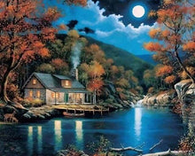 Carica l'immagine nel visualizzatore di Gallery, Dipingere con i numeri - Notte Di Luna Piena