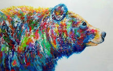 Carica l'immagine nel visualizzatore di Gallery, Dipingere con i numeri - Orso Multicolore