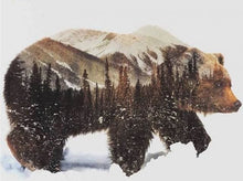 Carica l'immagine nel visualizzatore di Gallery, Dipingere con i numeri - Orso Di Paesaggio Innevato