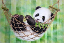 Carica l'immagine nel visualizzatore di Gallery, Dipingere con i numeri - Panda Ed Amaca