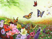 Carica l'immagine nel visualizzatore di Gallery, Dipingere con i numeri - Farfalle E Fiori