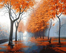 Carica l'immagine nel visualizzatore di Gallery, Dipingere con i numeri - Nebbia Autunnale