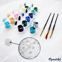 Carica l&#39;immagine nel visualizzatore di Gallery, Dipingere con i numeri - Colorate foglie autunnali