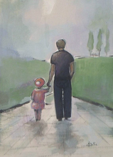 Carica l'immagine nel visualizzatore di Gallery, Dipingere con i numeri - Padre E Figlia
