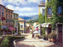 Carica l'immagine nel visualizzatore di Gallery, Dipingere con i numeri - Via In Un Villaggio Mediterraneo