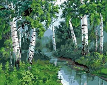 Carica l'immagine nel visualizzatore di Gallery, Dipingere con i numeri - Pioppi