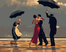 Carica l'immagine nel visualizzatore di Gallery, Dipingere con i numeri - Ballerini Retrò Sulla Spiaggia