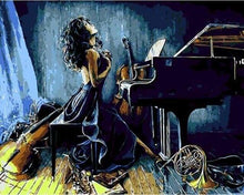 Carica l'immagine nel visualizzatore di Gallery, Dipingere con i numeri - Pianista Di Talento