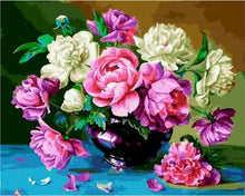 Carica l'immagine nel visualizzatore di Gallery, Dipingere con i numeri - Buoquet di peonie