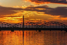 Carica l'immagine nel visualizzatore di Gallery, Dipingere con i numeri - Ponte Al Tramonto