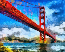 Carica l'immagine nel visualizzatore di Gallery, Dipingere con i numeri - Ponte Di San Francisco