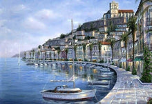 Carica l'immagine nel visualizzatore di Gallery, Dipingere con i numeri - Porto Alla Fine Della Giornata