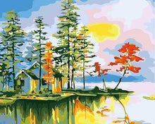 Carica l'immagine nel visualizzatore di Gallery, Dipingere con i numeri - Villa Sul Lago