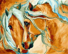 Carica l'immagine nel visualizzatore di Gallery, Dipingere con i numeri - Cavalli