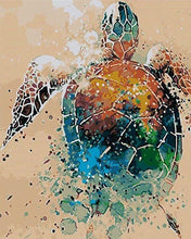 Carica l'immagine nel visualizzatore di Gallery, Dipingere con i numeri - Tartaruga