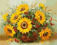 Carica l'immagine nel visualizzatore di Gallery, Dipingere con i numeri - Girasoli E Fiori