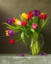 Carica l'immagine nel visualizzatore di Gallery, Dipingere con i numeri - Fiori Multicolori