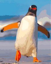 Carica l'immagine nel visualizzatore di Gallery, Dipingere con i numeri - Pinguino