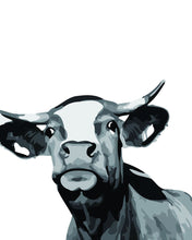 Carica l'immagine nel visualizzatore di Gallery, Dipingere con i numeri - Mucca Con Stile