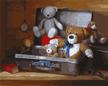 Carica l'immagine nel visualizzatore di Gallery, Dipingere con i numeri - Orsi Di Peluche