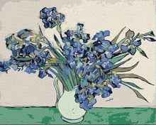 Carica l'immagine nel visualizzatore di Gallery, Dipingere con i numeri - Van Gogh - Iris n ° 2