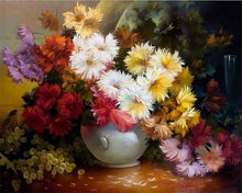 Carica l'immagine nel visualizzatore di Gallery, Dipingere con i numeri - Vaso Di Crisantemo