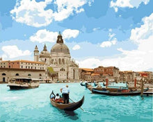 Carica l'immagine nel visualizzatore di Gallery, Dipingere con i numeri - Sole A Venezia