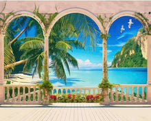 Carica l'immagine nel visualizzatore di Gallery, Dipingere con i numeri - Villa Nella Baia Tropicale
