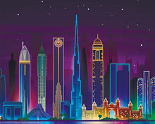 Carica l'immagine nel visualizzatore di Gallery, Dipingere con i numeri - Città Asiatica Di Notte