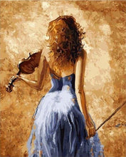 Carica l'immagine nel visualizzatore di Gallery, Dipingere con i numeri - Misterioso Violinista