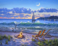 Carica l'immagine nel visualizzatore di Gallery, Dipingere con i numeri - Vista Sulla Spiaggia