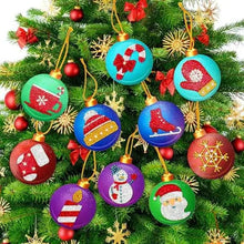 Carica l&#39;immagine nel visualizzatore di Gallery, Ciondoli Albero di Natale Set di 10 pezzi