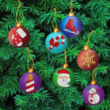 Carica l&#39;immagine nel visualizzatore di Gallery, Ciondoli Albero di Natale Set di 10 pezzi