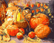 Carica l&#39;immagine nel visualizzatore di Gallery, Dipingere con i numeri - Le zucche