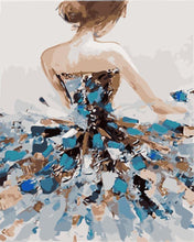 Carica l&#39;immagine nel visualizzatore di Gallery, Dipingere con i numeri - Ballerina di spalle