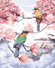 Carica l&#39;immagine nel visualizzatore di Gallery, Dipingere con i numeri - Sui rami di magnolia fra le nuvole