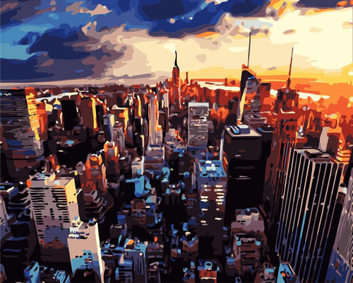 Dipingere con i numeri - Vista dal grattacielo