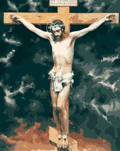 Dipingere con i numeri - Cristo sulla Croce