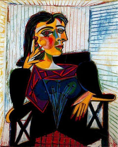 Dipingere con i numeri - Picasso - Ritratto di Dora