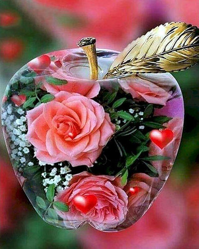 Dipingere con i numeri - Mela d'amore