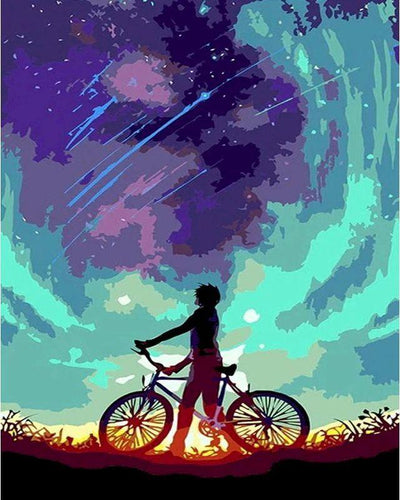 Dipingere con i numeri - In bici sotto le stelle