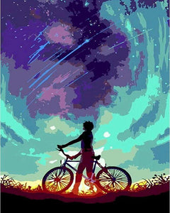 Dipingere con i numeri - In bici sotto le stelle