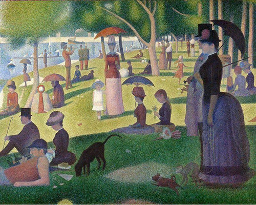 Dipingere con i numeri - Georges Seurat - Una Domenica pomeriggio nell'isola della Grande Jatte