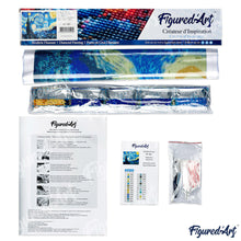 Carica l&#39;immagine nel visualizzatore di Gallery, Diamond Painting - Luna Piena E Fiori