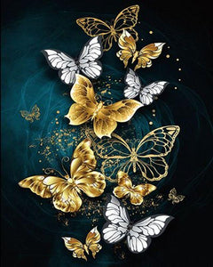 Dipingere con i numeri - Ali di farfalle
