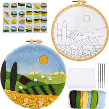 Carica l&#39;immagine nel visualizzatore di Gallery, Needle Felting La campagna in estate