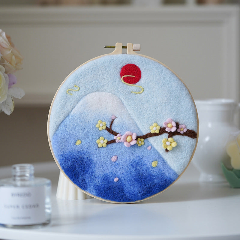 Needle Felting Il Monte Fuji