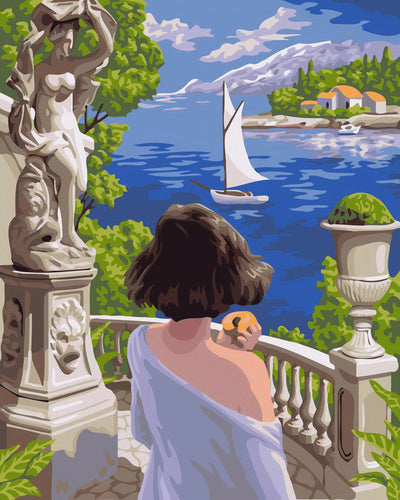 Dipingere con i numeri - Vista dalla terrazza Figured'Art